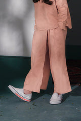The Bayang Overlay Trousers - Peach