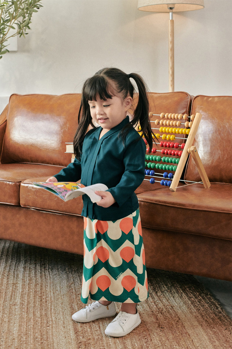 baju raya baby hijau