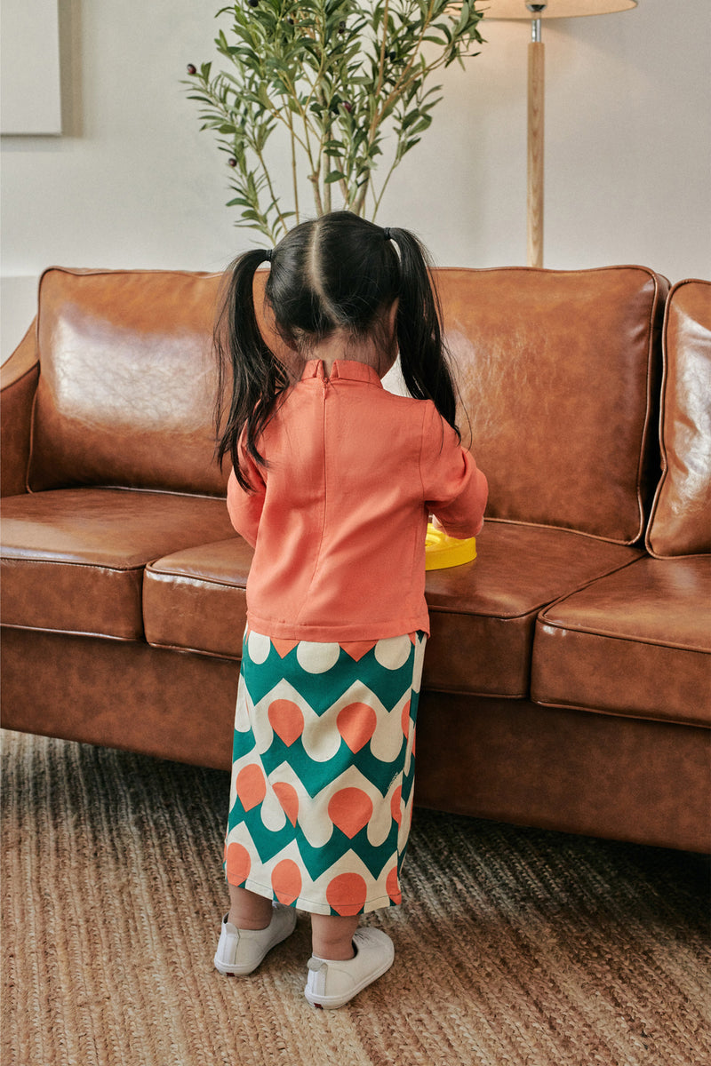 baju baby cotton orange