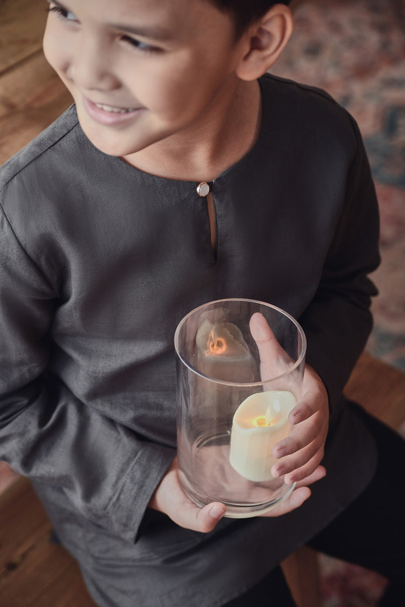 The Legend Pesak Kurta - Steel Grey