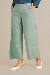The Everyday Women Palazzo - Fresh Vegan Green