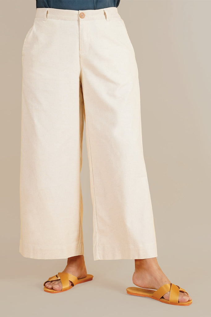 The Everyday Women Palazzo - Natural Linen