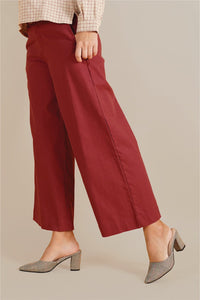 The Everyday Women Palazzo - Ruby Red