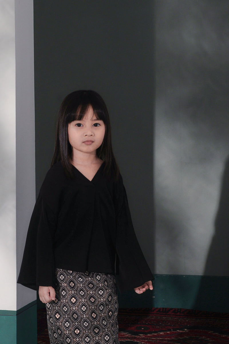 baju raya chiffon budak perempuan