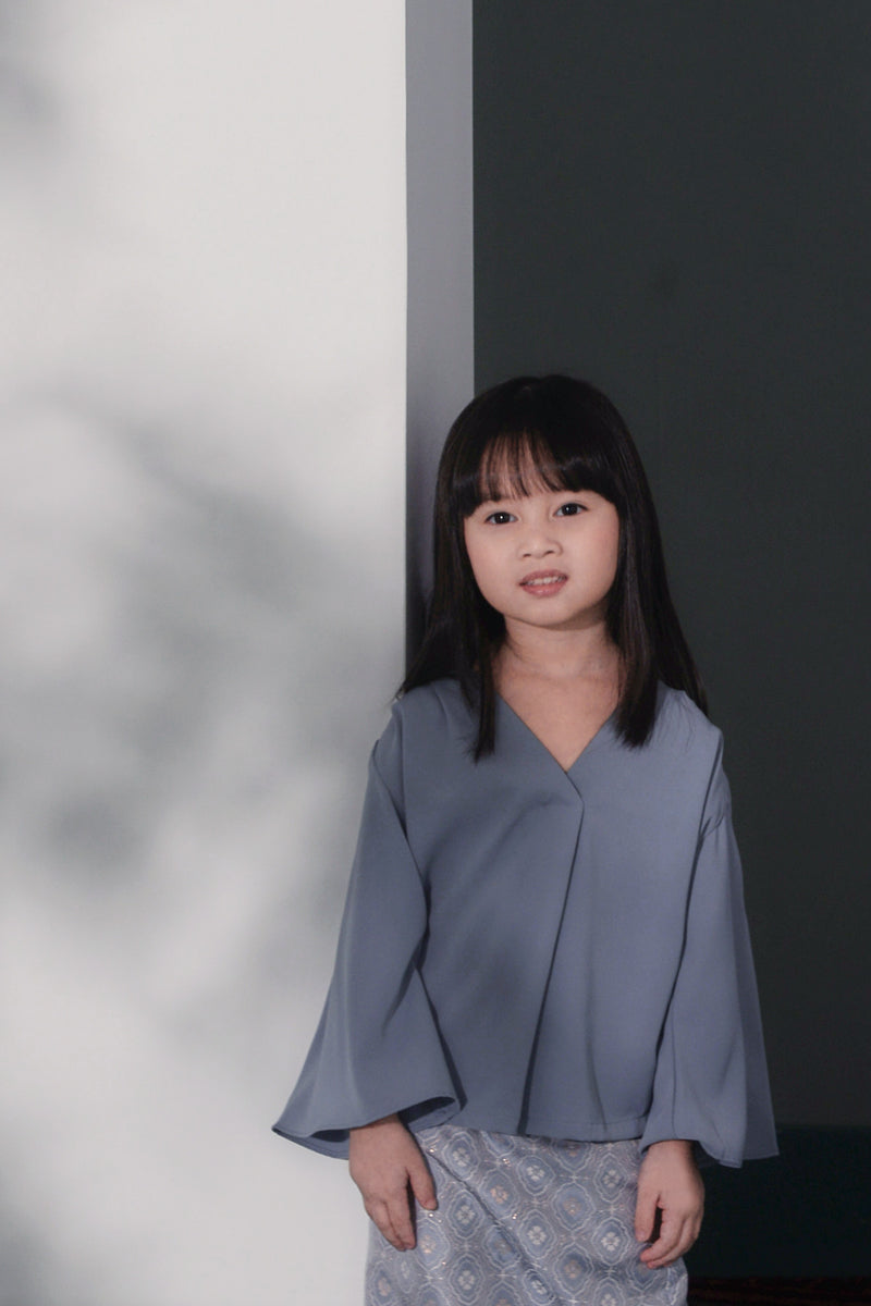 baju raya chiffon budak perempuan