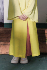 The Bayang Inverted Triangle Skirt - Lemon Yellow