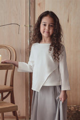 The Legend Overlay Blouse - White