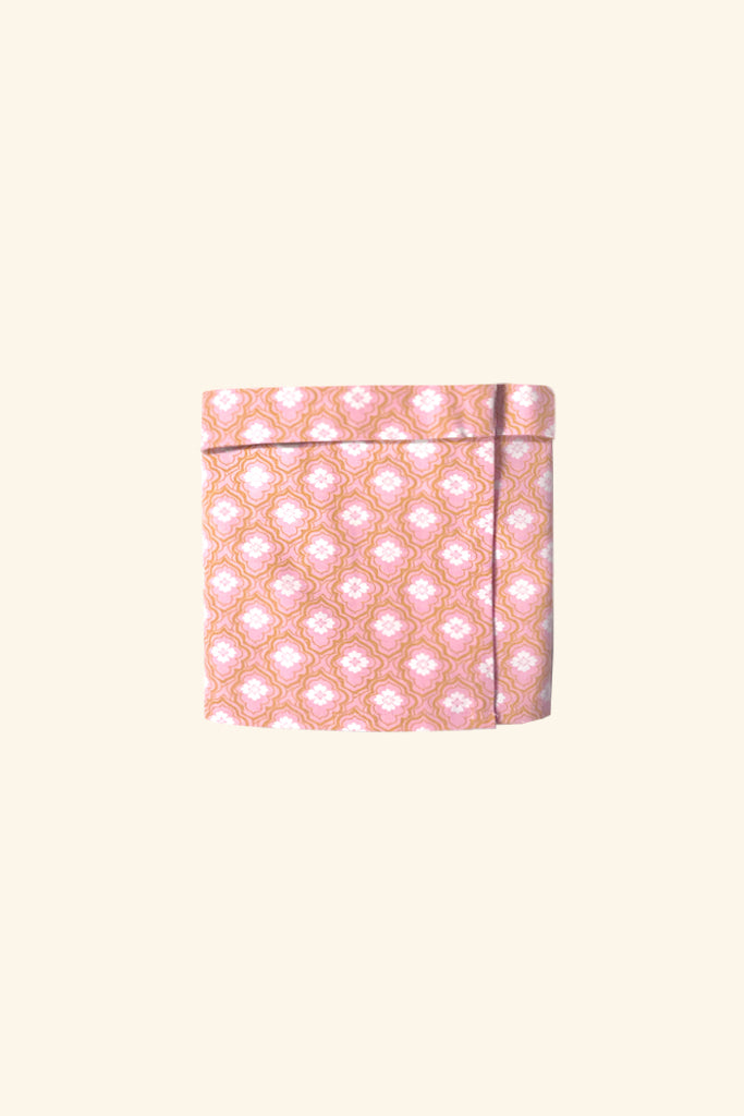 Kids instant samping pattern - peach white