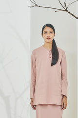 The Timur Women Kurung Blouse - Dusty Pink