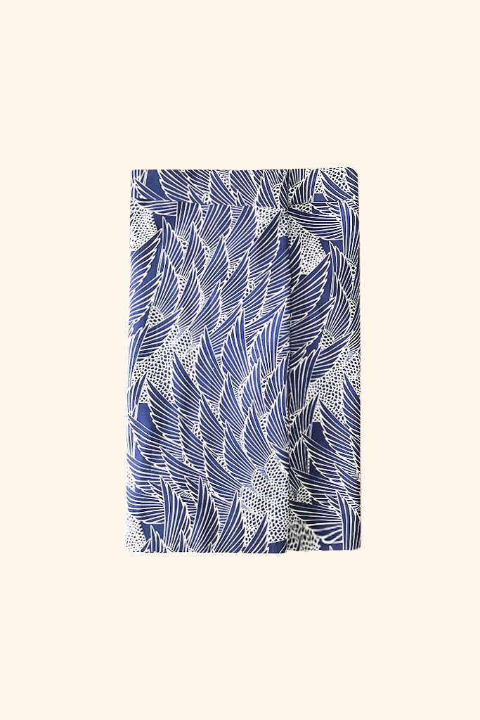 Samping lelaki dewasa pattern - biru dan putih