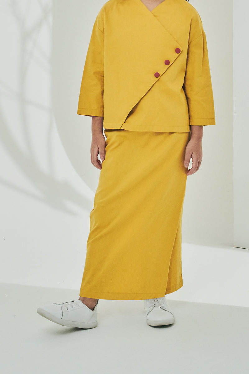 Mustard Colour set wear for Girls