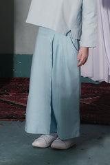 The Bayang Overlay Trousers - Light Blue